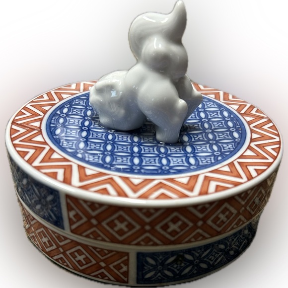 Antique retro Ceramic jar with foo dog - Picture 4 of 6